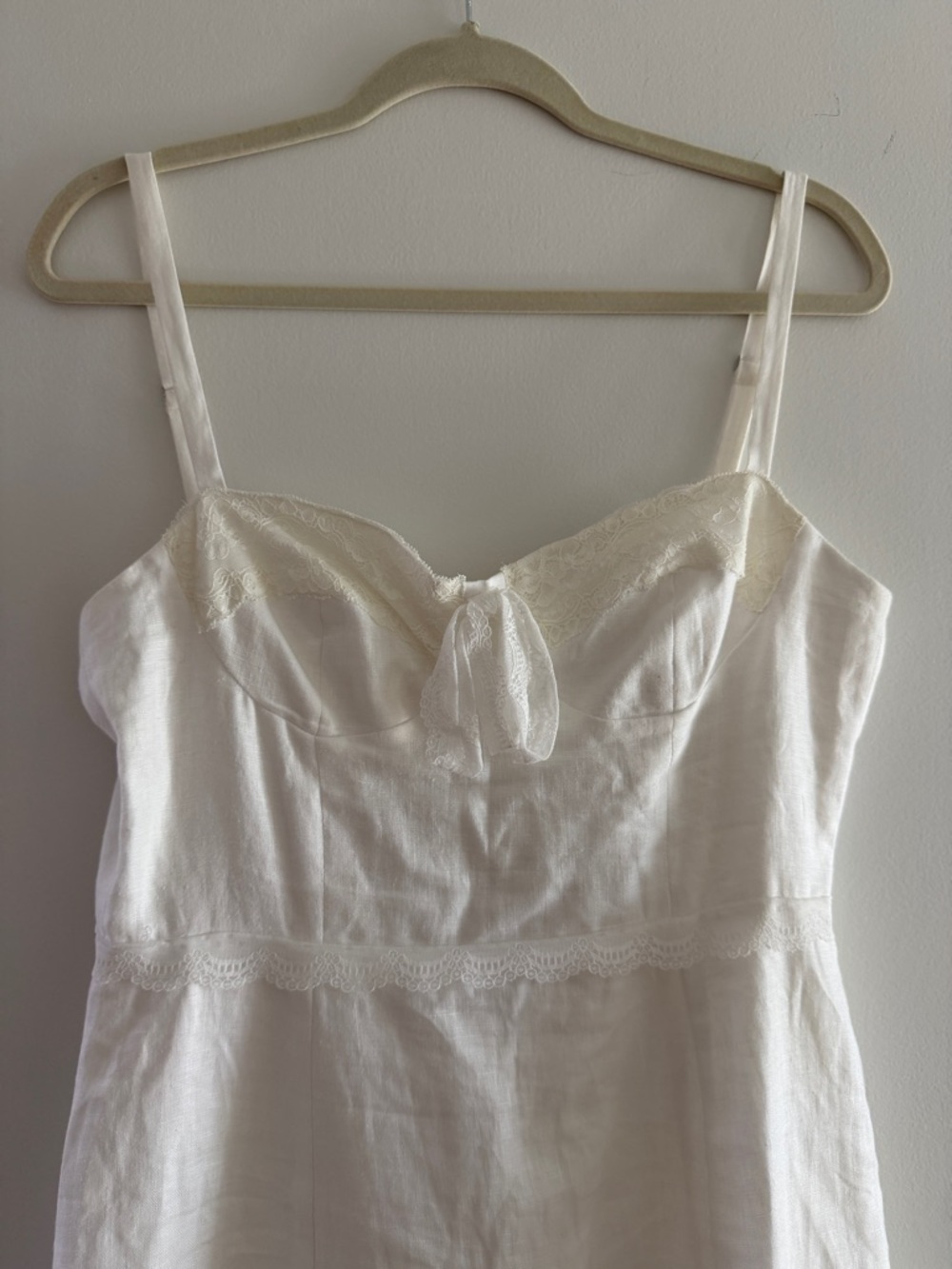 Reformation White Cherrie Dress - Picture 3 of 8